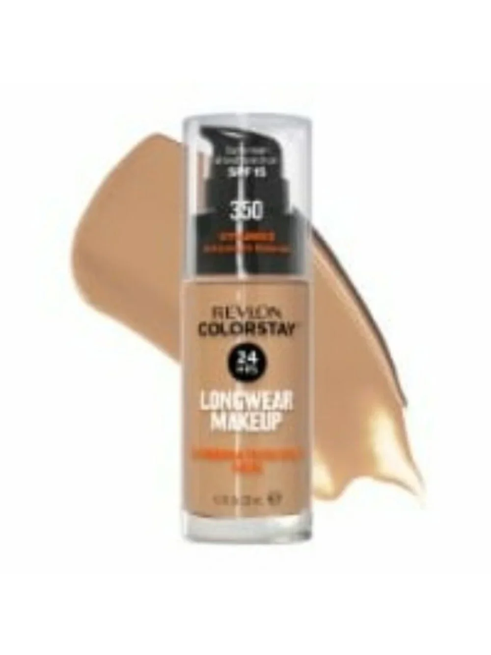 Revlon ColorStay Liquid Foundation SPF 15 350 Rich Tan Matte Finish 1 Oz